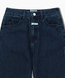 W SLIM BOOT-CUT DENIM PANTS IN BLUE image 8