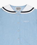 KIDS W SAILOR MARINE DRESS IN LIGHT BLUE image 8