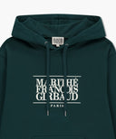 CLASSIC LOGO HOODIE IN GREEN image 8