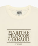 CLASSIC LOGO TEE IN CREAM image 8