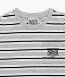 KIDS STRIPE LONG SLEEVE IN HEATHER GREY image 8