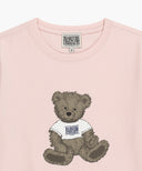 W DOODLE BEAR TEE IN LIGHT PINK image 8