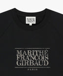 W VINTAGE CLASSIC LOGO HALF SWEATSHIRT IN HEATHER GREY image 8