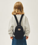 KIDS BEAR CLASSIC LOGO 2WAY SLING BAG IN BLACK image 8