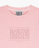 KIDS CLASSIC LOGO DYEING OVERSIZED TEE IN LIGHT PINK image 8