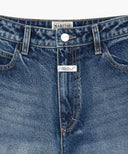 W WIDE FIT VINTAGE WASHED DENIM PANTS IN BLUE image 11