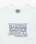 DOODLE GRAPHIC LONG SLEEVE IN WHITE