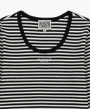 W DEEP NECK LONG SLEEVE IN BLACK image 14
