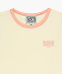 KIDS SMALL CLASSIC LOGO RINGER TEE IN CREAM image 8