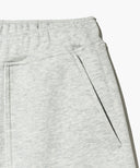 CLASSIC LOGO SWEAT SHORTS IN LIGHT HEATHER GREY