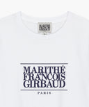 W CLASSIC LOGO CROP TEE IN WHITE image 8