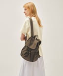CLASSIC LOGO STOPPER POCKET BACKPACK IN BROWN image 8