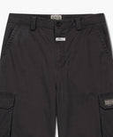 M WASHED CARGO PANTS IN CHARCOAL GREY image 8