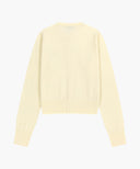 W BASIC KNIT CARDIGAN SETUP IN IVORY image 8