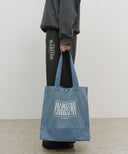 CLASSIC LOGO BIG SHOPPER BAG IN LIGHT BLUE image 8