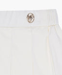 KIDS W MARINE PLEATED SKIRT IN IVORY image 8