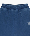 KIDS CLASSIC LOGO BERMUDA ONE TUCK SWEAT SHORTS IN BLUE image 8