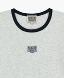 W CLASSIC LOGO RINGER TEE IN WHT/ RED image 8