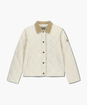 W DETACHABLE QUILTING JACKET IN IVORY image 10