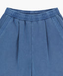 OUTLINE CLASSIC LOGO DYEING BERMUDA SWEAT SHORTS IN BLUE image 8
