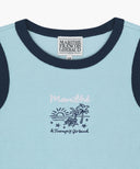 KIDS WAFFLE RINGER SLEEVELESS IN LIGHT BLUE image 8