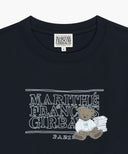 DOODLE CLASSIC LOGO LONG SLEEVE TEE IN NAVY image 8