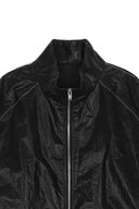 MATIN KIM LOGO COATING JUMPER IN BLACK image 15