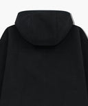 MARITHÉ SPORT FLEECE HOOD ZIP-UP JACKET IN BLACK image 9