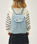 KIDS W DENIM MINI BACKPACK IN LIGHT BLUE image 9
