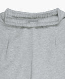 KIDS CLASSIC LOGO BERMUDA ONE TUCK SWEAT SHORTS IN HEATHER GREY image 9