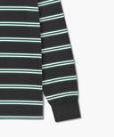 MULTI COLOR STRIPE LONG SLEEVE IN CHARCOAL GREY image 9