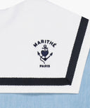 KIDS W SAILOR MARINE DRESS IN LIGHT BLUE image 9