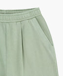 OUTLINE CLASSIC LOGO DYEING BERMUDA SWEAT SHORTS IN MINT image 9
