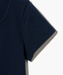 W BASIC CROP TEE IN NAVY image 9