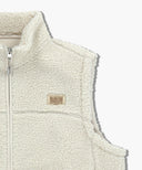 MARITHÉ SPORT FLEECE VEST IN IVORY image 9
