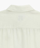 W PATTERN SHEER SHIRT IN IVORY image 19