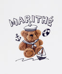 KIDS MARINE BEAR REGEN TEE IN WHITE image 9