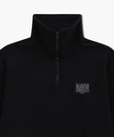CLASSIC LOGO HALF ZIPUP SWEATSHIRT IN BLACK image 9