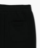 W EMBROIDERY CLASSIC LOGO SWEAT SKIRT IN BLACK