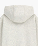 KIDS CLASSIC LOGO EMBROIDERY HOODIE ZIP-UP IN OATMEAL image 9