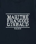 CLASSIC LOGO KNIT PULLOVER IN NAVY image 9