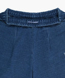 KIDS CLASSIC LOGO BERMUDA ONE TUCK SWEAT SHORTS IN BLUE image 9