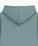 CLASSIC LOGO EMBROIDERY HOODIE (BRUSHED) IN MINT GREY image 9