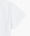 W CLASSIC LOGO CROP TEE IN WHITE image 9
