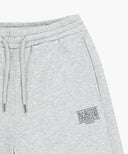CLASSIC LOGO SWEAT SHORTS IN LIGHT HEATHER GREY image 15