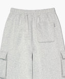 CLASSIC LOGO ONE TUCK CARGO SWEAT PANTS IN LIGHT HEATHER GREY image 15