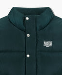 CLASSIC LOGO DOWN VEST IN DARK TEAL image 9