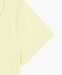W BASIC CROP TEE IN LIGHT YELLOW image 9