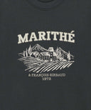 WINERY APPLIQUE LOGO OVER FIT SWEATSHIRT IN CHARCOAL GREY image 9