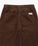 W SEMI-WIDE CORDUROY PANTS IN BROWN image 9